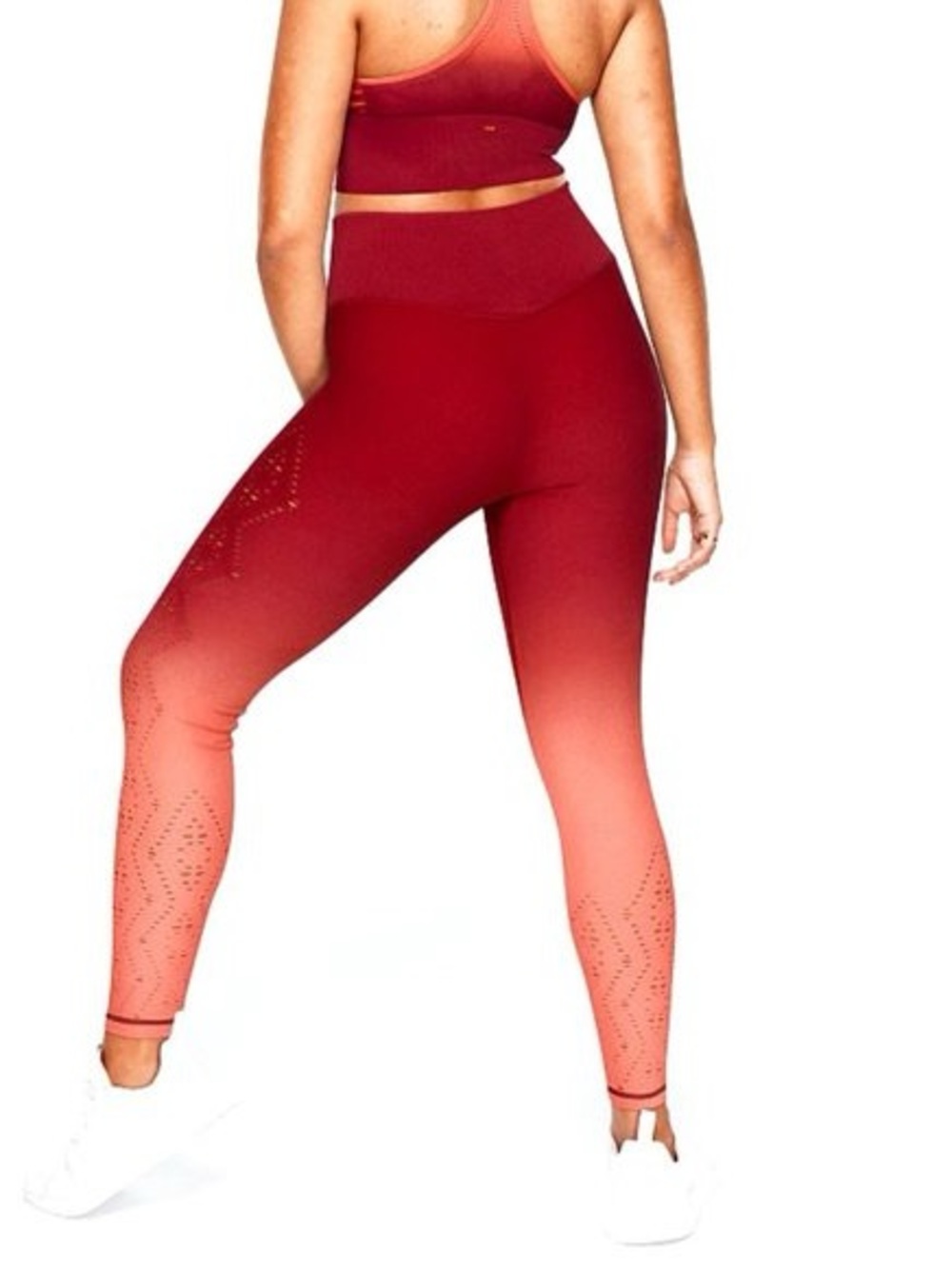 Victoria's Secret PINK High Waist Seamless Ombre Leggings Rosebud Merlot